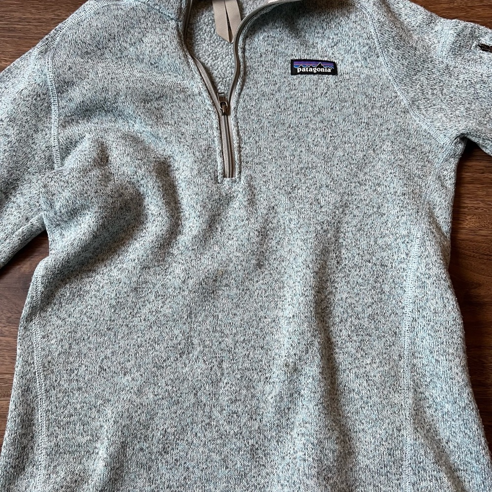 Patagonia Women's Gray Zip-Up Sweater